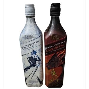 Preowned Game Of Thrones  Limited Edition Bottles.(Empty)